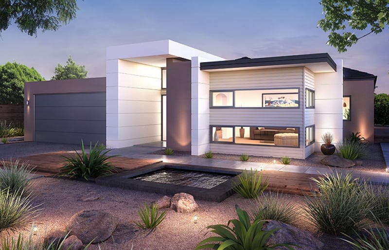 Sandcastle modern home design by Palladium Homes